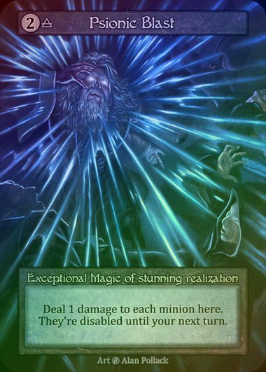 【FOIL】[Air] Psionic Blast [beta-Exceptional]